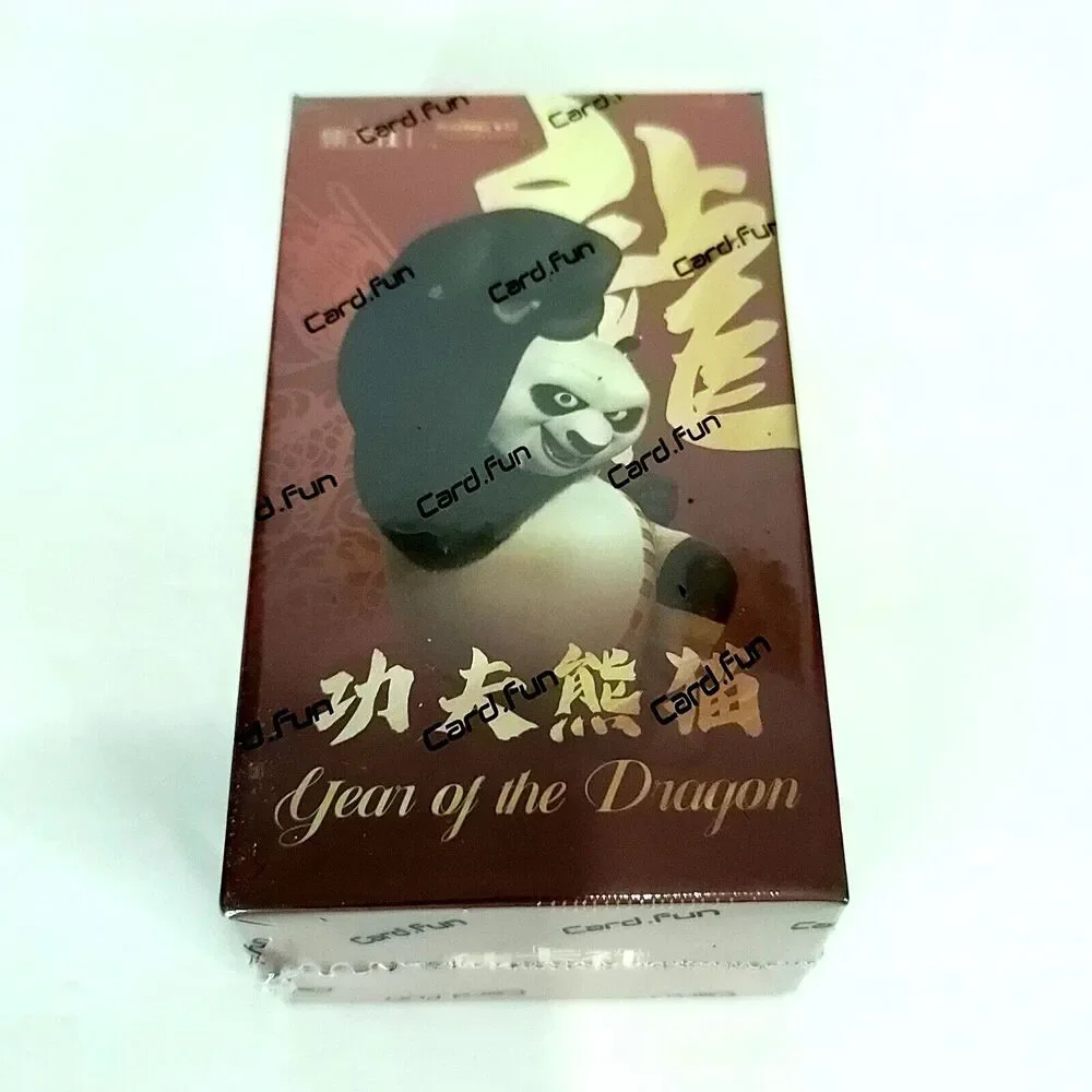 Kung Fu Panda Year Of The Dragon Card Fun Box 2024 New 10 Packs Sealed